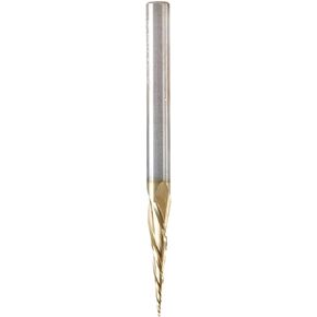 Amana Tool - 46473 CNC 2D & 3D Carving 6.2 Deg Tapered Angle Ball Tip x 0.5mm Dia x 0.25