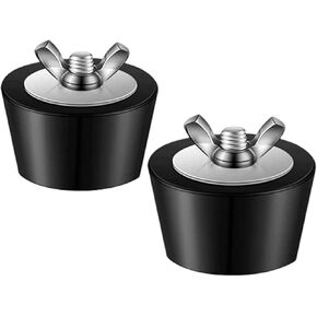 2 Pieces Pool Winterizing Plug,Premium PVC/Steel Expansion Pipe Plug, Swimming Pool Winter Expansion Plugs with SS Screw, Stainless Steel Bolts, Heavy Duty Rubber (2.5 inch)