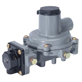 R232A-BBF Compact Integral 2-Stage Regulator, 1/4" x 1/2" NPT, 10.2"-13" W.C. Spring