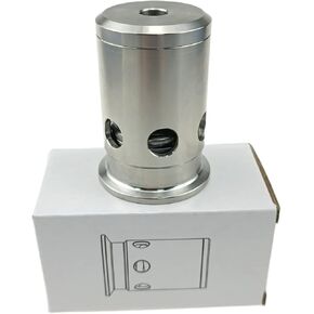 JOWIN 2" Tri Clamp 3 bar/45 psi Pressure Relief Valve and Vacuum Breaker Stainless Steel 304