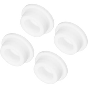 MECCANIXITY High Temp Silicone Plug Mount Dia 48.5mm/1.91 Inch t Shaped Rubber Stopper Hole Plugs for Powder Coating Plating Waterproof Sealing Plugs White Pack of 4