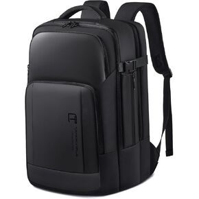 TANGCORLE Travel Backpack 26L, Carry on Backpack Flight Approved, 17.3" Laptop Backpack Men Women, Business Daypack for Work (Black)