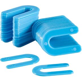 Sukh Ceramic Tile Spacers 133PCS- Plastic Horseshoe Shims U Tile Spacers 1/16 Tile Spacer Shim Plastic Tiles Shim Stock Handy Small Hard Plastic Horseshoes U Shape Shims Spacers for Leveling