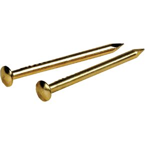 122626 Solid Brass Escutcheon Pins, 1/2 x 18-Inch