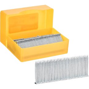 uxcell 800Pcs/Box 14 Gauge Concrete T Nails, 0.089"x1-1/4" Zinc-Plated Carbon Steel Concrete Finish Nails Smooth Shank for Construction Framing, Flooring, Roofing