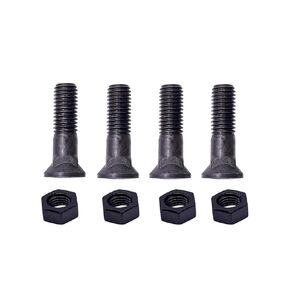 4 Set Blades Cutting Edge Plow Bolts & Nuts 5/8"-11 x 2-1/4",Grader Blades Bolts & Nut,Cutting Edge Bolts 5/8" for Snow Plow Blade,Grader Blade,Loader Blade