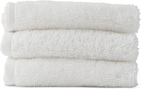 Lalo Baby Washcloths 3-Pack - 100% Organic Cotton, Soft & Absorbent, Gentle on Sensitive Skin, Machine Washable Soft Kids Washcloths - Grapefruit in Saudi Arabia