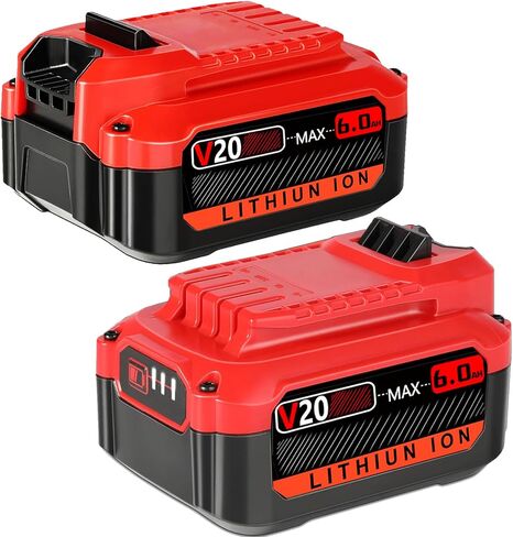 2PACK CMCB202 Battery 3.5Ah 20V Replacement for Craftsman V20 Battery CMCB202 CMCB204 CMCB206, for All V20* Cordless Tools CMCD700C1 CMCK700D2 CMCV002B CMCG400B CMCS600B CMCK401D2 CMCL020B in Saudi Arabia