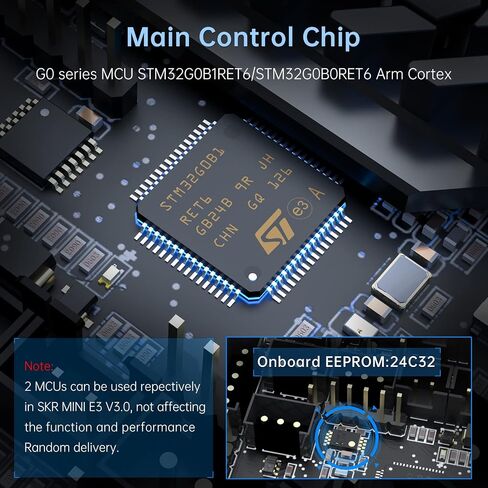 اللوحة الأم BIGTREETECH SKR Mini E3 V3.0، ترقية اللوحة الأم Ender-3/Ender-3 Pro/Ender-3 V2، لوحة تحكم صامتة BTT 32 بت مع محرك محرك متدرج TMC2209 UART in Saudi Arabia