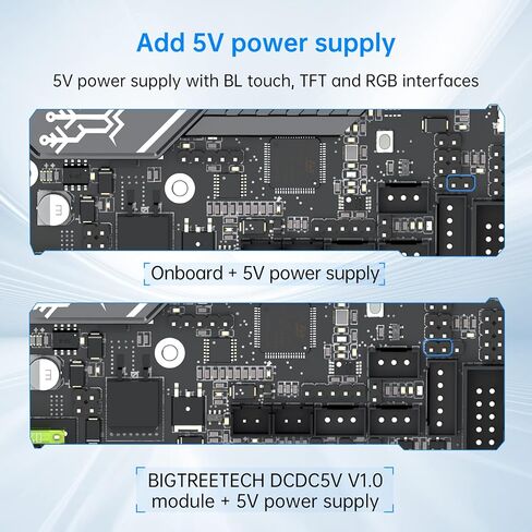 اللوحة الأم BIGTREETECH SKR Mini E3 V3.0، ترقية اللوحة الأم Ender-3/Ender-3 Pro/Ender-3 V2، لوحة تحكم صامتة BTT 32 بت مع محرك محرك متدرج TMC2209 UART in Saudi Arabia