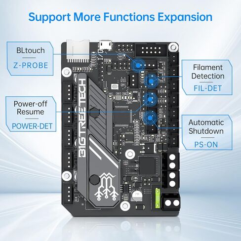 اللوحة الأم BIGTREETECH SKR Mini E3 V3.0، ترقية اللوحة الأم Ender-3/Ender-3 Pro/Ender-3 V2، لوحة تحكم صامتة BTT 32 بت مع محرك محرك متدرج TMC2209 UART in Saudi Arabia