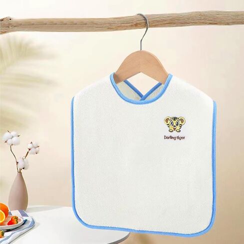 Set of 6 Baby Bibs| Large Bibs | Toddler Bibs for 2-4 Years Kids| Bibs for Boys and Girls (Pink) in Saudi Arabia
