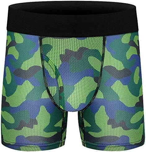 Boys Boxer Briefs Cotton Big Boys Underwear Breathable Soft Mesh Performance Sport Boxers Briefs with Fly 5 Pack 18-20 in Saudi Arabia