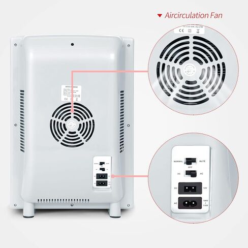 حاضنات RYFT لتفريخ البيض، حاضنة مختبر علمي محمولة للزواحف سعة 25 لتر مع درجة حرارة 5 درجات مئوية - 60 درجة مئوية، تسخين وتبريد 12 فولت/110 فولت للزواحف الصغيرة (أسود) in Kuwait