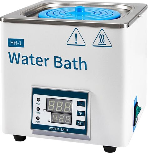 حمام مائي للمختبر 3L جهاز توقيت رقمي ترموستاتي من الفولاذ المقاوم للصدأ أجهزة تسخين المختبرات الكهربائية in Kuwait