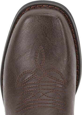 IUV Cowboy Boots For Women Square Toe Cowgirl Boots Mid Calf Western Boots Pull On Fashion Cowboy Boots in Kuwait