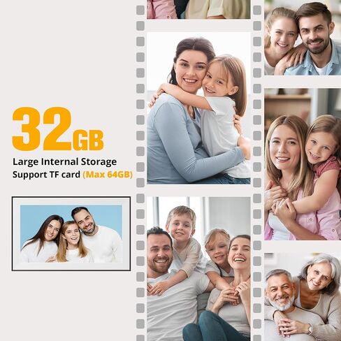 Dragon Touch Modern 15 Pro Digital Picture Frame, 15.6" FHD Touch Screen 1200P WiFi Digital Photo Frame Instant Share Photos and Videos via App, Email, Cloud, Portrait and Landscape in Saudi Arabia