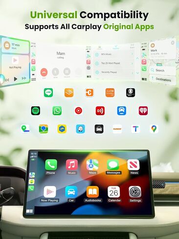 Mini Android Auto & Carplay Wireless Adapter with Fast Stable Connection, Wired to Wireless Android Auto Car Adapter, Compatible with Android 10+ & Cars from 2016 Single in Saudi Arabia