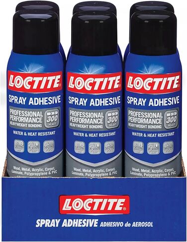 Loctite Spray Adhesive Professional Performance, 13.5 Oz, 6, Can in Saudi Arabia