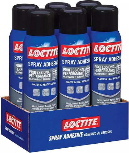 Loctite Spray Adhesive Professional Performance, 13.5 Oz, 6, Can in Saudi Arabia