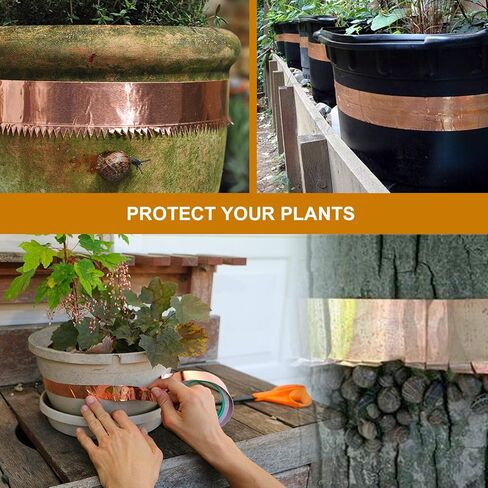 LOVIMAG Copper Foil Tape, Conductive Copper Tape 4 Sizes (0.2/0.24/0.3/0.4Inch) x82.5FT, Copper Tape Conductive Adhesive for Stained Glass Supplies, Guitar and EMI Shielding, Electrical Repairs. in Saudi Arabia
