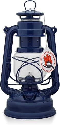 Feuerhand Outdoor Kerosene Fuel Lantern, German Made Weather Resistant Baby Special 276 Galvanized Hurricane Lamp for Camping or Patio, 10 Inches, Unpainted in Saudi Arabia