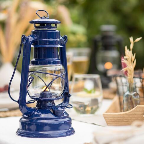 Feuerhand Outdoor Kerosene Fuel Lantern, German Made Weather Resistant Baby Special 276 Galvanized Hurricane Lamp for Camping or Patio, 10 Inches, Unpainted in Saudi Arabia