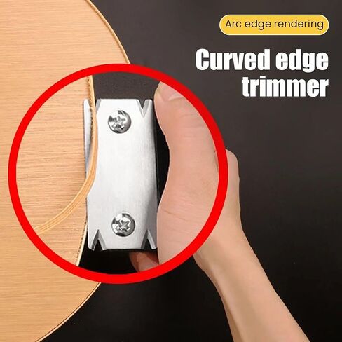 Mini Edge Banding Trimmer Tool for Woodworking Deburring - Veneer Edge Bander for Burrs- Portable Hand Planer Cutter With Reversible Blade for PVC ABS Melamine Wood Veneer Corners in Kuwait