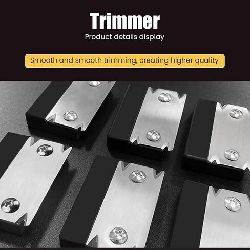 Mini Edge Banding Trimmer Tool for Woodworking Deburring - Veneer Edge Bander for Burrs- Portable Hand Planer Cutter With Reversible Blade for PVC ABS Melamine Wood Veneer Corners in Kuwait