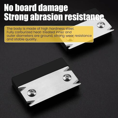 Mini Edge Banding Trimmer Tool for Woodworking Deburring - Veneer Edge Bander for Burrs- Portable Hand Planer Cutter With Reversible Blade for PVC ABS Melamine Wood Veneer Corners in Kuwait