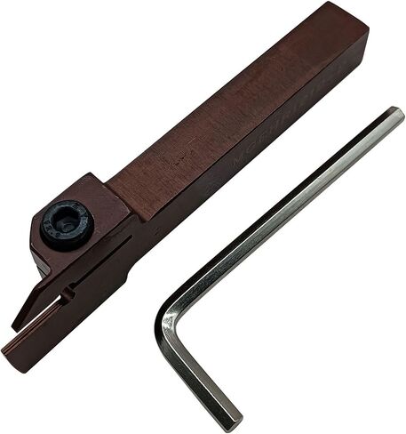 1pc 1/2In Shank MGEHR1212-2 High Quality Lathe Grooving Cut-Off Parting Tool Holder with 10pcs MGMN200 Indexable Grooving Inserts for Steel, Stainless Steel (MGEHR1212-2+ MGMN200) in Kuwait