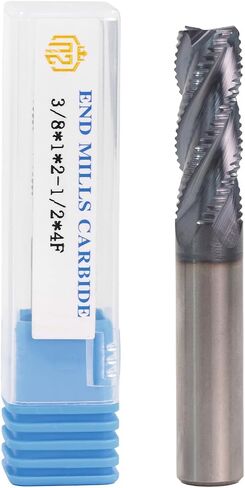 NZtools 1/2 End Mills, 4 Flute Milling Bits, Carbide Drill Square Bits, TISIN Coating Milling Bits for Alloy Steels, Hardened Steels in Saudi Arabia