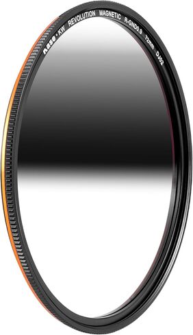 Kase Wolverine Revolution Magnetic 77mm Reverse Grad ND8 3 Stop Shockproof Tempered Optical Glass Sunset Filter & Adapter in Saudi Arabia