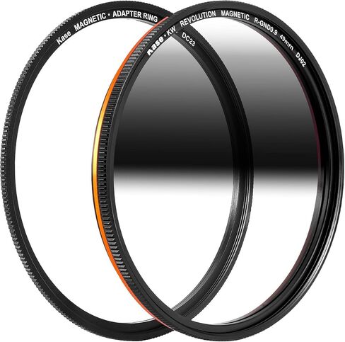 Kase Wolverine Revolution Magnetic 77mm Reverse Grad ND8 3 Stop Shockproof Tempered Optical Glass Sunset Filter & Adapter in Saudi Arabia