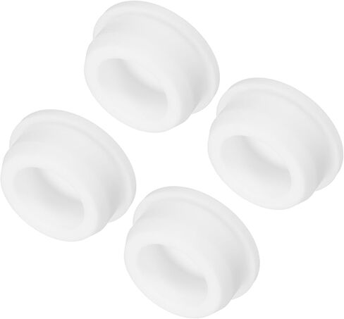 MECCANIXITY High Temp Silicone Plug Mount Dia 48.5mm/1.91 Inch t Shaped Rubber Stopper Hole Plugs for Powder Coating Plating Waterproof Sealing Plugs White Pack of 4 in Kuwait