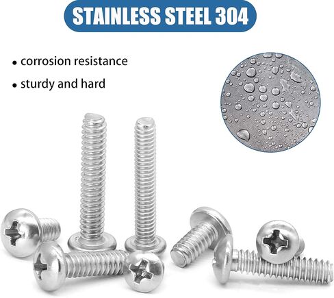 700Pcs Nuts and Bolts Assortment Kit, SATANTECH 4-40#6-32#8-32#10-24 Phillips Pan Head Assortment Stainless Steel Bolts Nuts Flat Washers Nuts Bolts with Case in Kuwait