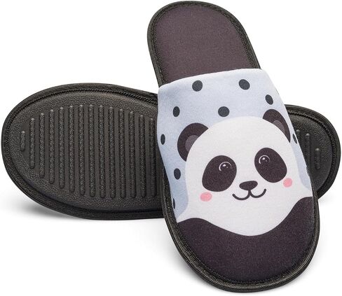 Slippers for Women, Men & Kids Memory Foam Funny Designs Unicorn Music Rainbow Comics Games Gift, Color: Chamomile, 6-7 in. in Saudi Arabia