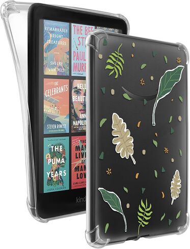 WALNEW Clear Case for Kindle Paperwhite 12th Gen (2024 Release) and Kindle Colorsoft Signature Edition, Ultra Slim Soft TPU Transparent Cover for 7 Inch All-New Kindle Paperwhite in Saudi Arabia