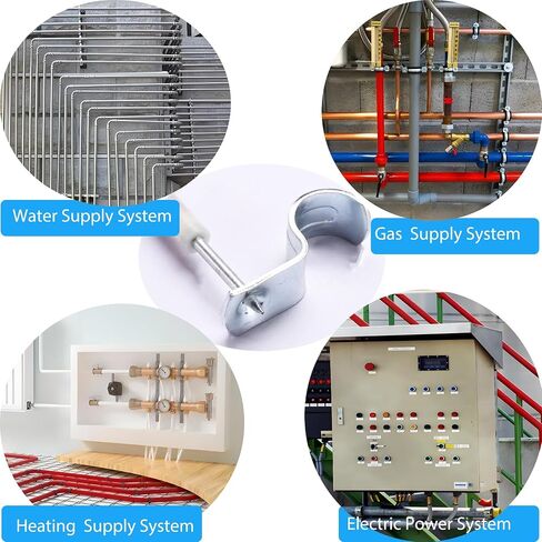 80pcs Tube Clamp Nails for Manual Steel Nail Gun,Fastening Cable ducts ;water pipe;gas pipeline（25mm） in Saudi Arabia