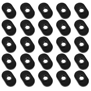 25 Packs T Bolts 1/4"-20 Threaded Centered Slide in Economy T Slot Nuts for T Track Accessories Hardware Nuts T Track Accessories for Aluminum Extrusion Profile Rail or Base Aluminum Extrusion