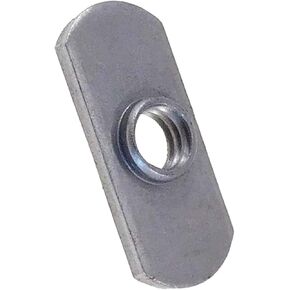10 Pack 3/8-16 Spot Weld Nuts - Double Tab - Center Hole Design Spot Weld Nut - Low-Carbon Steel (10)