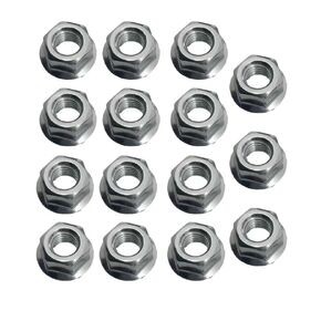 Chainsaw Replacement Bar Nuts - New 15 Pack Chain Saw Nuts Fits Husqvarna Jonsered Partner Replaces OEM 503220001 Chainsaw Parts and Accessories Sprocket Cover Flange Nut for Guide Bars