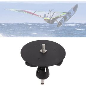 Surfing Tendon Joint Mast Base,High Strength Windsurfing Mast Base,Wear Foldable Universal,for Outdoor Sports Black