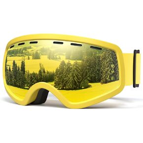 ZMLM kids Ski Snowboard Goggles: Kids Ski Goggles UV Protection Dustproof Winter Snow Skiing Goggles for Girls Boys