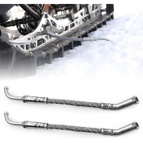 مجموعة أدوات خدش الجليد من Ice Scratchers متوافقة مع Polaris وArctic Cat وSki-Doo وLynx - مجموعة أدوات خدش الجليد بالكابل لعربات الثلج ذات التروس العكسية وغير العكسية مع ارتفاعات المسار أكثر من 2.5 بوصة in Kuwait