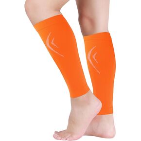 Lin Performance Medical Calf Compression Sleeve for Women and Men Lightweight Footless Socks for Nurses, Pregnant, Travel and Flight, Varicose Veins, Post Surgery Recovery, Edema