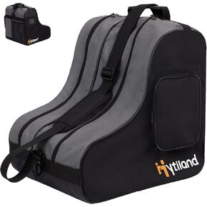 Roller Skate Bag, Breathable Ice Skate Bag with Adjustable Shoulder Strap Large Capacity Skate bag Fit Inline Skates,Ice Skates, and Most Roller Skate Accessories for Kids and Adults