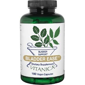 Vitanica Bladder Ease, Bladder Support, Vegan, 180 Capsules