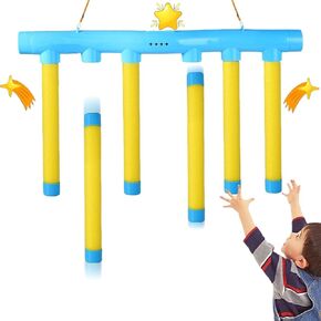 Catching Sticks Game Reaction Training Toy, Drop Stick Game, 2025 Upgrade Reflex Challenge Game, Hand Speed Challenge Game, Drop Trivia Game, Game Stick, Adjustable Speed Catching Game (A)