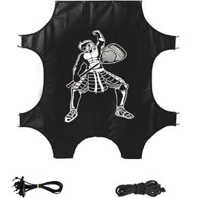 Lacrosse Practice Target Net Lacrosse Goal Shooting Targets 6'x 6' Corner Target for Shotting Training Equipment Lacrosse Goalie and Backstop Fits Any Standard Size Lacrosse Goal